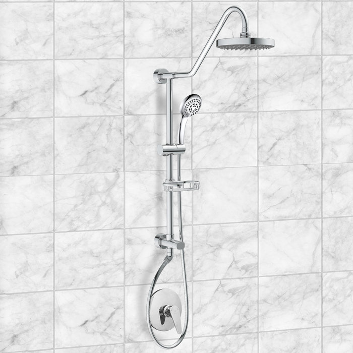 Pulse Shower Spas Kauai Rain Shower Head with Handshower & Reviews